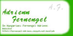 adrienn fernengel business card